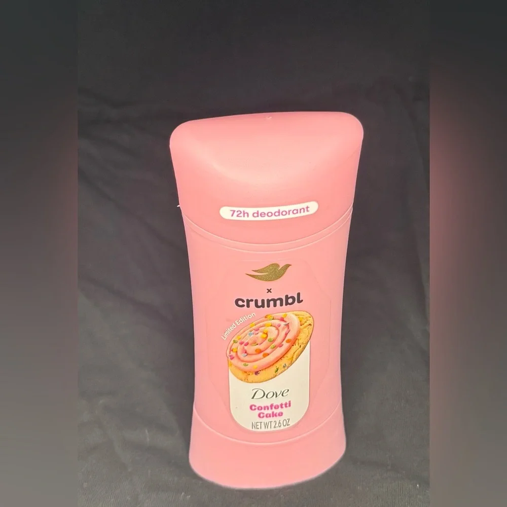 DOVE x CRUMBL Confetti Cake Deodorant!